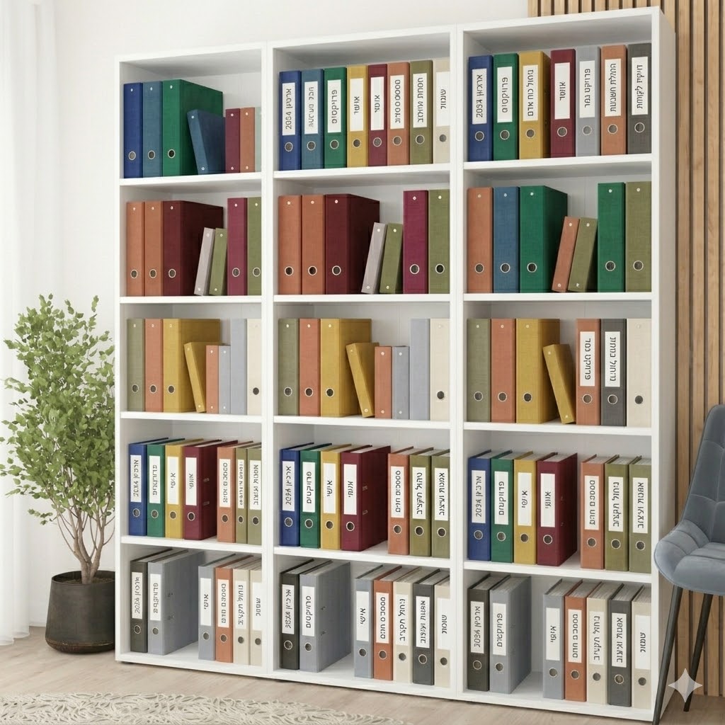 כוננית קלסרים דגם A-4