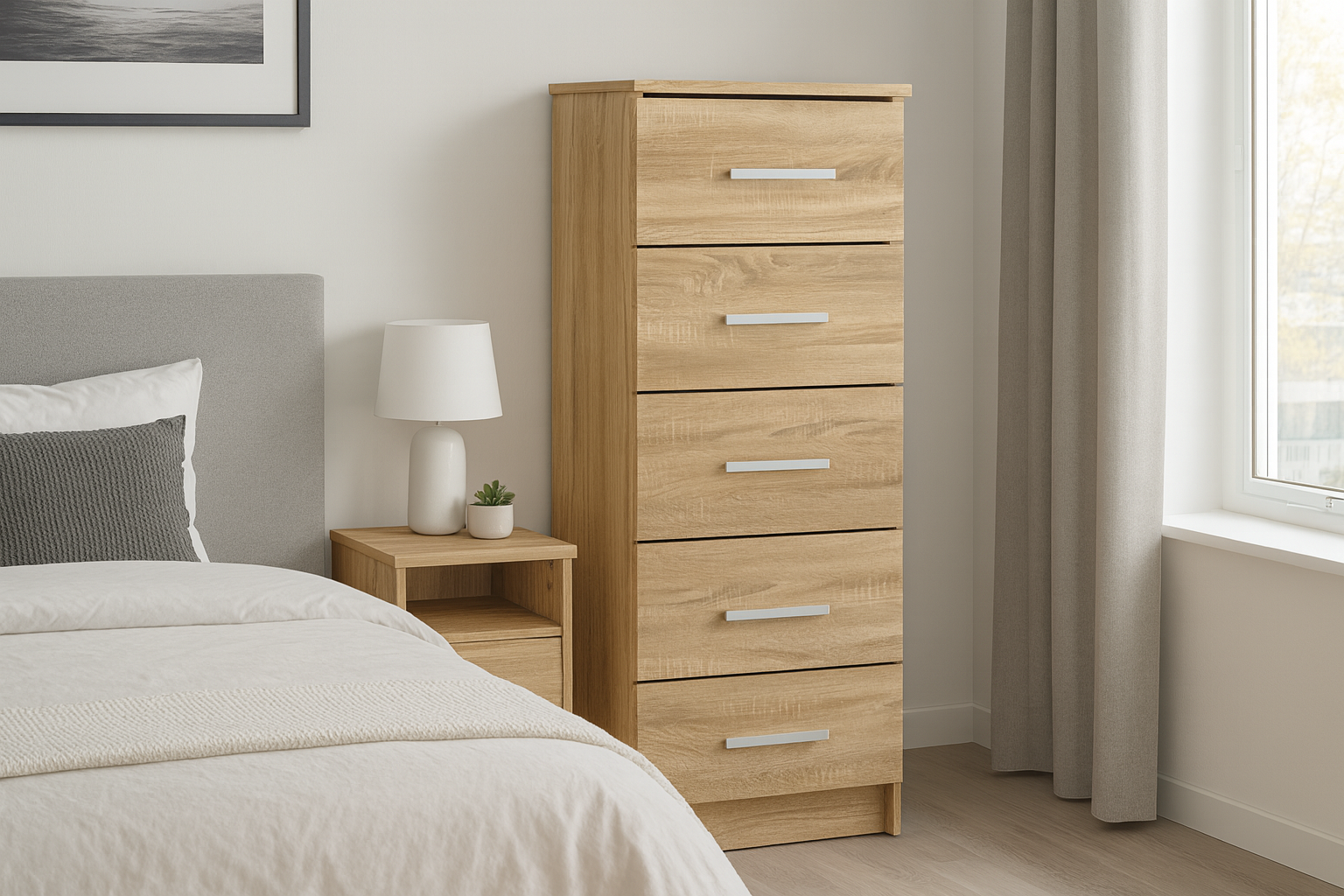 שידה 5 מגירות דגם A-91