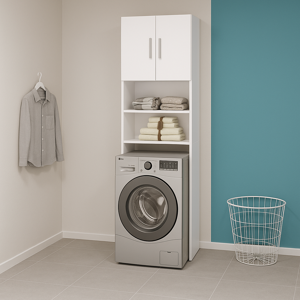 ארון שירות למכונת כביסה+איחסון דגם A-107