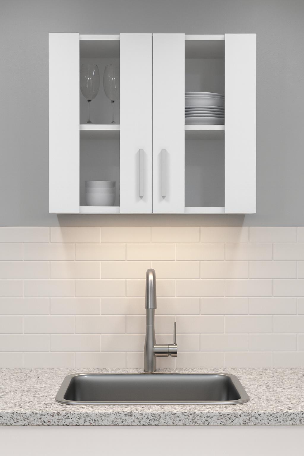 ארון מטבח עליון-ויטרינה דגם H-11